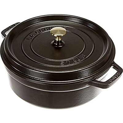 STAUB Cocotte grund rund 26 cm svart STAUB Cocotte grund rund 26 cm svart