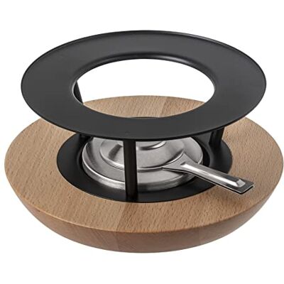KUHN RIKON Rechaud bokträ, för fondue, från Schweiz, Brown, 32294 KUHN RIKON Rechaud bokträ, för fondue, från Schweiz, Brown, 32294