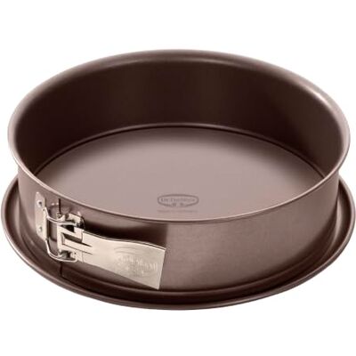 Dr. Oetker Spring-/bak-/kakform, Ø 26 cm, serien Back-Edition med emaljserveringsbas, rund av stål med non-stick beläggning, kvantitet: 1 st, färg: brun Dr. Oetker Spring-/bak-/kakform, Ø 26 cm, serien Back-Edition med emaljserveringsbas, rund av stål med non-stick beläggning, kvantitet: 1 st, färg: brun