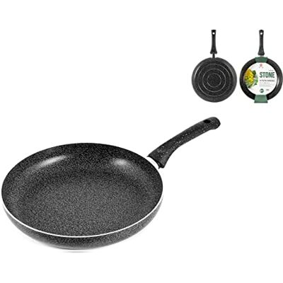 Home Stone stekpanna non-stick sten, antracit, 28 cm Home Stone stekpanna non-stick sten, antracit, 28 cm