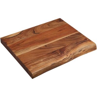 Kesper Skär- och trancherbräda, material: akaciaträ, mått: 48 x 40 x 4 cm, färg: brun, natur 29751 Kesper Skär- och trancherbräda, material: akaciaträ, mått: 48 x 40 x 4 cm, färg: brun, natur 29751