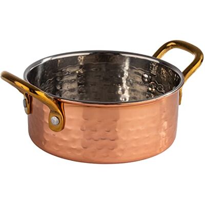 APS 40731 serveringskrukor MUMBAI, rostfritt stål, kopparlook, Ø 11,5 cm, 0,35 liter APS 40731 serveringskrukor MUMBAI, rostfritt stål, kopparlook, Ø 11,5 cm, 0,35 liter