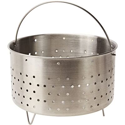 IBILI förvaringskorg för ångkokkärl, 21 cm, rostfritt stål, silver, 21 x 21 x 12 cm IBILI förvaringskorg för ångkokkärl, 21 cm, rostfritt stål, silver, 21 x 21 x 12 cm