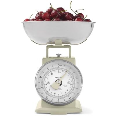 Salter SA00562CFEU12 Timeless Mechanical Kitchen Scale – 5 kg kapacitet, 1 liter disktvättare säker skål, mått gram/oz., bakning skala, klassisk design, lätt läsning stor siffra urtavla, 22 cm höjd, Salter SA00562CFEU12 Timeless Mechanical Kitchen Scale – 5 kg kapacitet, 1 liter disktvättare säker skål, mått gram/oz., bakning skala, klassisk design, lätt läsning stor siffra urtavla, 22 cm höjd,