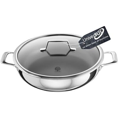 Schulte-Ufer stekpanna ASTRAL med UniverSUS-ytstruktur, 64454-923-32, rostfritt stål, 32 cm Schulte-Ufer stekpanna ASTRAL med UniverSUS-ytstruktur, 64454-923-32, rostfritt stål, 32 cm