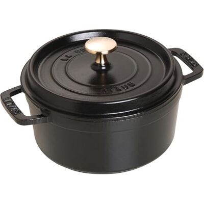 STAUB Gjutjärnsgryta/cocotte, rund 18 cm, 1,7 L, svart STAUB Gjutjärnsgryta/cocotte, rund 18 cm, 1,7 L, svart