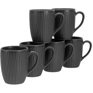 Creatable Vesuvio Black Kaffekopp Set - 6 st, 300 ml Creatable Vesuvio Black Kaffekopp Set - 6 st, 300 ml