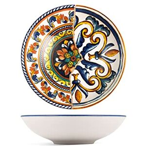 H & H Lifestyle Set med 6 djupa tallrikar Postiano Decorato - middagsfat H & H Lifestyle Set med 6 djupa tallrikar Postiano Decorato - middagsfat