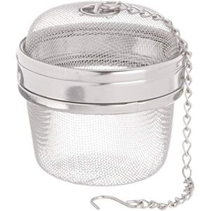 Küchenprofi Köksprofi te-/kryddkula, rostfritt stål, 6,3 cm Ø, tesil för löst te, kryddor, teägg, kryddsil att laga mat