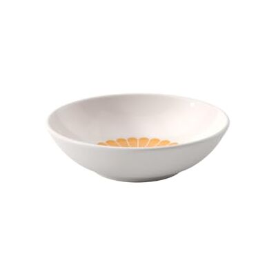 Villeroy & Boch – Fleur soleil Dessertskål gul, tål maskindisk, tål mikrovågsugn, skål för desserter, snacks och tillbehör, liten skål för efterrätter, blommönster orange, premiumporslin Villeroy & Boch – Fleur soleil Dessertskål gul, tål maskindisk, tål mikrovågsugn, skål för desserter, snacks och tillbehör, liten skål för efterrätter, blommönster orange, premiumporslin