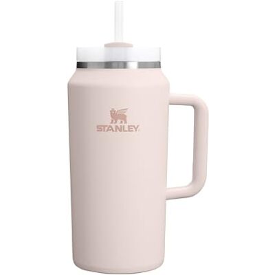 Stanley 1913 Quencher H2.0 Flowstate Tumbler 1.9L Rose Quartz Kallt I 15 Timmar Iced I 60 Timmar Kopp Med Halm, Handtag Och Lock Diskmaskin Säker Resemugg För Kall Dryck Stanley 1913 Quencher H2.0 Flowstate Tumbler 1.9L Rose Quartz Kallt I 15 Timmar Iced I 60 Timmar Kopp Med Halm, Handtag Och Lock Diskmaskin Säker Resemugg För Kall Dryck