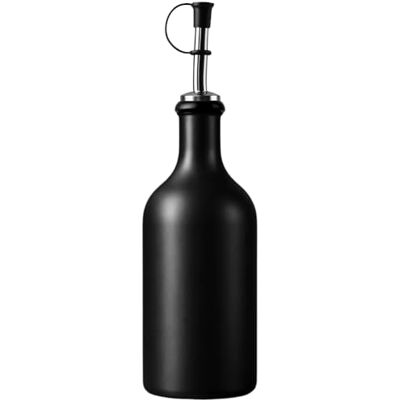 mikken Oljeflaska 500 ml stengods svart med pip tillverkad i Tyskland mikken Oljeflaska 500 ml stengods svart med pip tillverkad i Tyskland