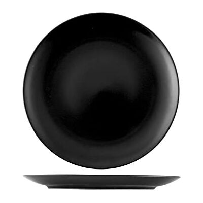 H&H 6 plattor i stoneware denver svart golv cm26 H&H 6 plattor i stoneware denver svart golv cm26