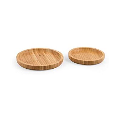 H&H set 2 runda bambu tallrikar H&H set 2 runda bambu tallrikar