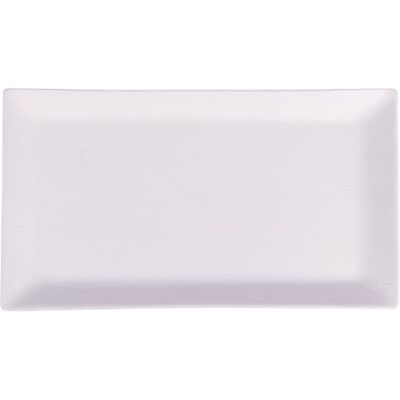 Tivoli Set med 6 rektangulär tallrik 28,5 x 16 cm stengods, Horeca White Tivoli Set med 6 rektangulär tallrik 28,5 x 16 cm stengods, Horeca White