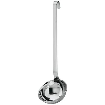 RÖSLE Stålhandtag slev med hällfälg, rostfritt stål, silver, 153 g (krokad) RÖSLE Stålhandtag slev med hällfälg, rostfritt stål, silver, 153 g (krokad)