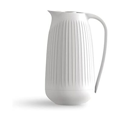 HAK KÄHLER Kähler vakuumkanna 1,0 l Hammershøi knappfunktion för te och kaffe, vit HAK KÄHLER Kähler vakuumkanna 1,0 l Hammershøi knappfunktion för te och kaffe, vit