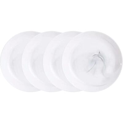 LUMINARC - Dessert Plates Opal Set 4 - Opal - 19 cm - Plates LUMINARC - Dessert Plates Opal Set 4 - Opal - 19 cm - Plates