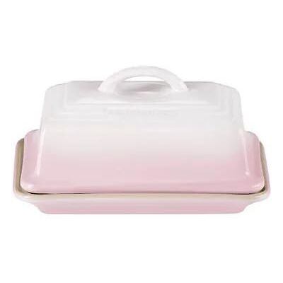 Le Creuset Shell Pink Keramisk Smörskål - Smörskål Le Creuset Shell Pink Keramisk Smörskål - Smörskål