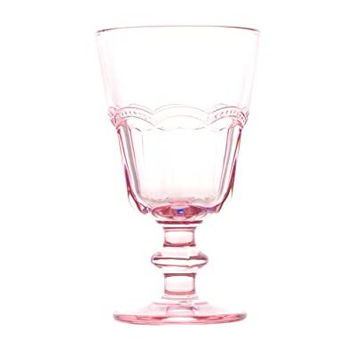 H&H 4 calici i vetro flamingo rosa cl18 349 H&H 4 calici i vetro flamingo rosa cl18 349