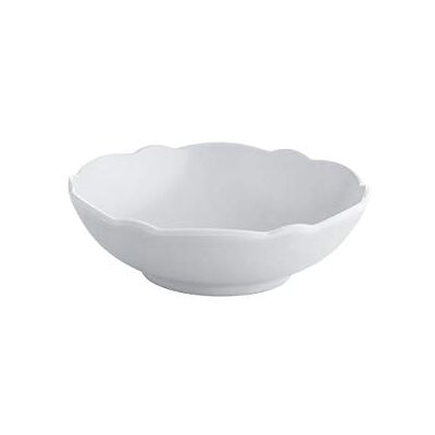 Alessi Dessertskål i melamin med reliefdekoration, vit Alessi Dessertskål i melamin med reliefdekoration, vit