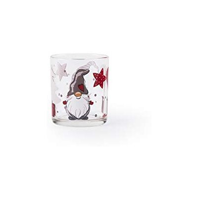 Excelsa Gnomo Set med 3 julglas – glasmuggar – kapacitet 250 ml Excelsa Gnomo Set med 3 julglas – glasmuggar – kapacitet 250 ml
