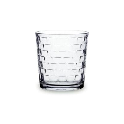 Quid Fyrkantigt set med 6 låga glas glas 26 cl Quid Fyrkantigt set med 6 låga glas glas 26 cl