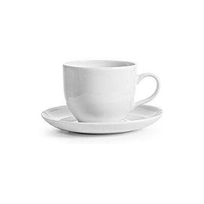 H&H 6 kopp kaffe charm vitt porslin cc200 H&H 6 kopp kaffe charm vitt porslin cc200