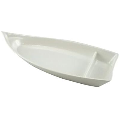 EFAY Kamome vit sushibåt melamin 26,5 x 11,8 cm EFAY Kamome vit sushibåt melamin 26,5 x 11,8 cm