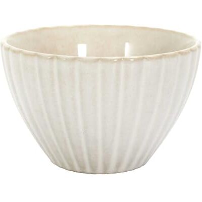 HOME DECO FACTORY , KA0413 Elegant keramisk skål med texturerad design, perfekt för såser och appetizers, praktisk storlek för alla tillfällen, diameter 11 cm (4,3 tum), beige färg HOME DECO FACTORY , KA0413 Elegant keramisk skål med texturerad design, perfekt för såser och appetizers, praktisk storlek för alla tillfällen, diameter 11 cm (4,3 tum), beige färg