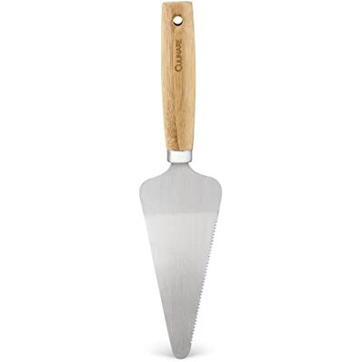 Culinare Naturals C70011 tårtskärare/server Hållbar bambu/rostfritt stål (L)270 mm x (B) 65 mm tårtskärare, skärare och serveringsverktyg/köksredskap Metalltandad kant Inte diskmaskinssäker Culinare Naturals C70011 tårtskärare/server Hållbar bambu/rostfritt stål (L)270 mm x (B) 65 mm tårtskärare, skärare och serveringsverktyg/köksredskap Metalltandad kant Inte diskmaskinssäker