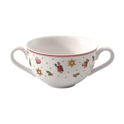 Villeroy & Boch Toy's Delight soppkopp 250 ml flerfärgad, tål maskindisk, servis jul, julservis, kopp för soppor, soppkopp med handtag, premiumporslin Villeroy & Boch Toy's Delight soppkopp 250 ml flerfärgad, tål maskindisk, servis jul, julservis, kopp för soppor, soppkopp med handtag, premiumporslin