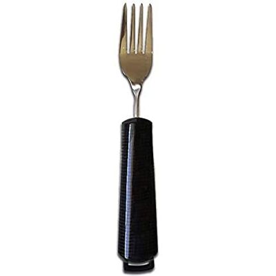 Mobiclinic flexibel gaffel, Ergonomisk, Bordsgaffel, Bestick för seniorer, Gafflar i rostfritt stål, Justerbar vinkel, Funktionshindrade, Matbestick, Svart Mobiclinic flexibel gaffel, Ergonomisk, Bordsgaffel, Bestick för seniorer, Gafflar i rostfritt stål, Justerbar vinkel, Funktionshindrade, Matbestick, Svart