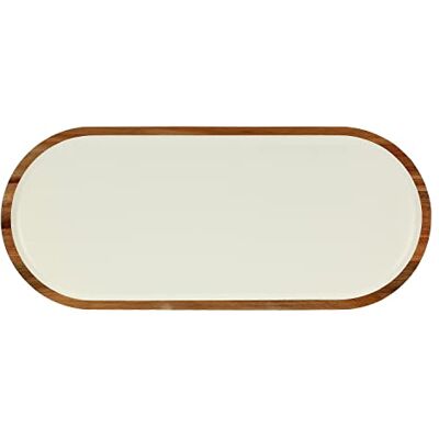 LA PORCELLANA BIANCA DEN VIT PORCELLAN Oval bricka 35,6 x 15,2 x 1,9 cm Libeccio LA PORCELLANA BIANCA DEN VIT PORCELLAN Oval bricka 35,6 x 15,2 x 1,9 cm Libeccio