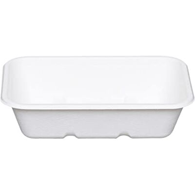 Tessera Bio Products QM500S sockerrör injektion M/W matbehållare, vit, 500 ml kapacitet, 18 cm längd, 12,5 cm bredd, 4,5 cm höjd, 125 stycken Tessera Bio Products QM500S sockerrör injektion M/W matbehållare, vit, 500 ml kapacitet, 18 cm längd, 12,5 cm bredd, 4,5 cm höjd, 125 stycken