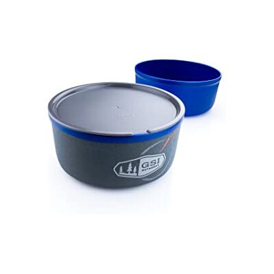GSI Outdoors GSI Utomhus 591 ml ultralätt kapslingsskål och mugg för camping och backpacking GSI Outdoors GSI Utomhus 591 ml ultralätt kapslingsskål och mugg för camping och backpacking