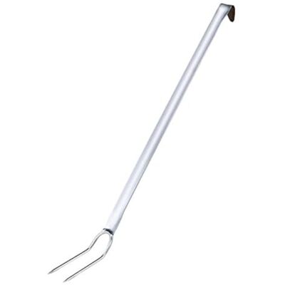 Baldassare Agnelli Pentole Agnelli rostfritt stål 18/10 köttgaffel två kuggar två tänder 40 x 10 x 0,1 cm stål Baldassare Agnelli Pentole Agnelli rostfritt stål 18/10 köttgaffel två kuggar två tänder 40 x 10 x 0,1 cm stål