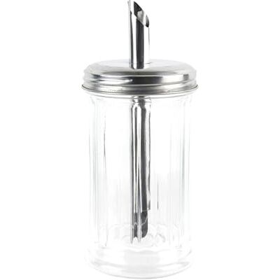 Totally Addict - HOME DECO Spender Glas Transparent Einheitsgröße - Transparent - 275 ml - Sockerflaska Totally Addict - HOME DECO Spender Glas Transparent Einheitsgröße - Transparent - 275 ml - Sockerflaska