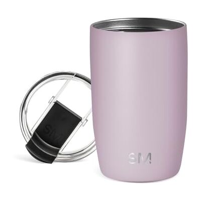 Simple Modern resemugg med klart lock Återanvändbar isolerad termos i rostfritt stål kallbryggt iskaffe och tekopp Voyager Collection 350 ml (12 oz) Lavendeldimma Simple Modern resemugg med klart lock Återanvändbar isolerad termos i rostfritt stål kallbryggt iskaffe och tekopp Voyager Collection 350 ml (12 oz) Lavendeldimma