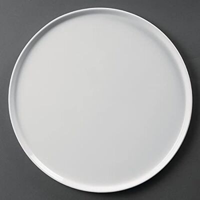 Olympia Whiteware pizza serviceplattor 330 mm porslin design 4 st Olympia Whiteware pizza serviceplattor 330 mm porslin design 4 st
