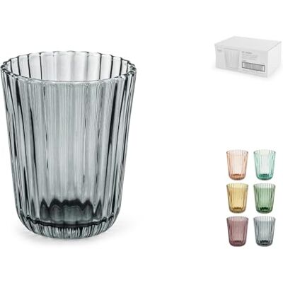 H&H set 6 glas emily blandade färger cc240 H&H set 6 glas emily blandade färger cc240