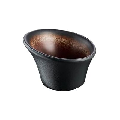 APS 85362 Skål – KAYA – Ø 8 cm, H: 4–5,5 cm, 0,09 L, melamin brun inuti/grå utanpå, stapelbar, diskmaskinssäker, robust & modern APS 85362 Skål – KAYA – Ø 8 cm, H: 4–5,5 cm, 0,09 L, melamin brun inuti/grå utanpå, stapelbar, diskmaskinssäker, robust & modern