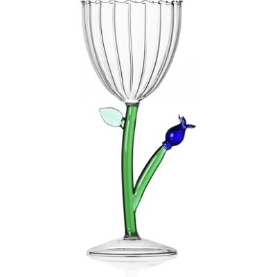 Botaniskt Optiskt Ställglas - 280ml Blå Ichendorf Milano Botaniskt Optiskt Ställglas - 280ml Blå Ichendorf Milano