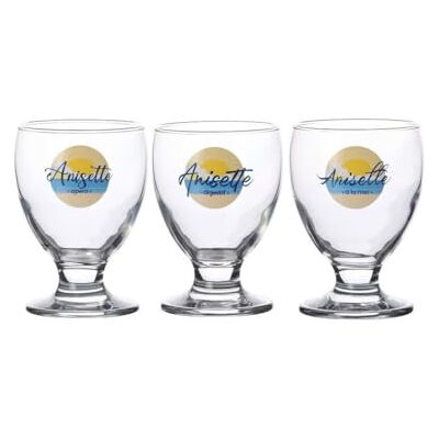 Urban Living "DECOR PASTIS PASTIS GLAS X3 29CL Urban Living "DECOR PASTIS PASTIS GLAS X3 29CL