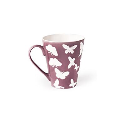 Excelsa Enjoy Mug, Porslin, Violett, 10 x 10 x 8.5 cm Excelsa Enjoy Mug, Porslin, Violett, 10 x 10 x 8.5 cm