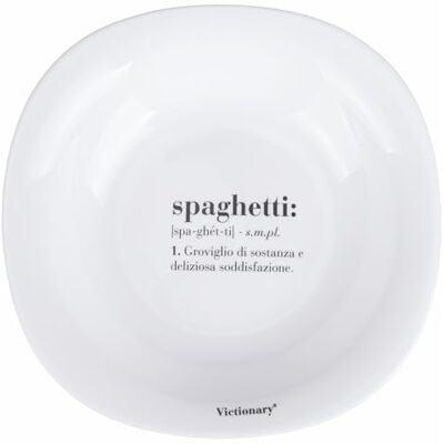 Tivoli Set 6 fyrkantig sopptallrik 23 x 23 cm opalinglas, Victionary Spaghetti Tivoli Set 6 fyrkantig sopptallrik 23 x 23 cm opalinglas, Victionary Spaghetti
