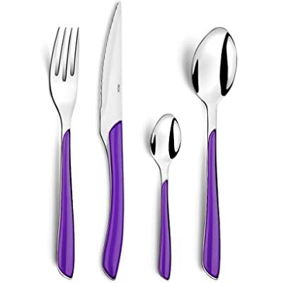 Amefa - Eclat - Lila handtag - 16-delars bestickset Amefa - Eclat - Lila handtag - 16-delars bestickset