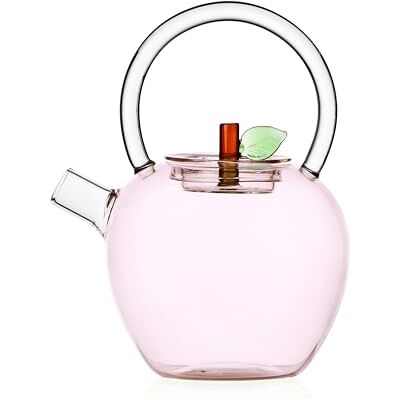 Ichendorf Milano Apple Teiera Fruits & Flowers-kollektion, 70 cl, Borosilikatglas, handgjort Ichendorf Milano Apple Teiera Fruits & Flowers-kollektion, 70 cl, Borosilikatglas, handgjort