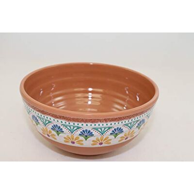 APS 84688 skål "Arabesque", melaminskål 15,5 cm diameter, höjd 8 cm, interiör: Spansk design, utomhusdekor: terrakottautseende, 0,8 liter APS 84688 skål "Arabesque", melaminskål 15,5 cm diameter, höjd 8 cm, interiör: Spansk design, utomhusdekor: terrakottautseende, 0,8 liter