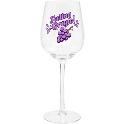 Maturi 'Feeling Grape' humoristiskt vinglas, 420 ml Maturi 'Feeling Grape' humoristiskt vinglas, 420 ml